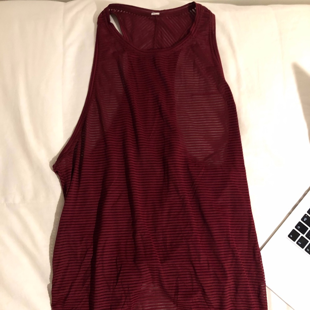 Maroon Lululemon Racerback Tank